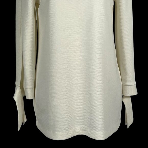 Travelers BY CHICO'S WOMEN'S CREAM TOP BOAT NECK SIZE 0 - Picture 2 of 16